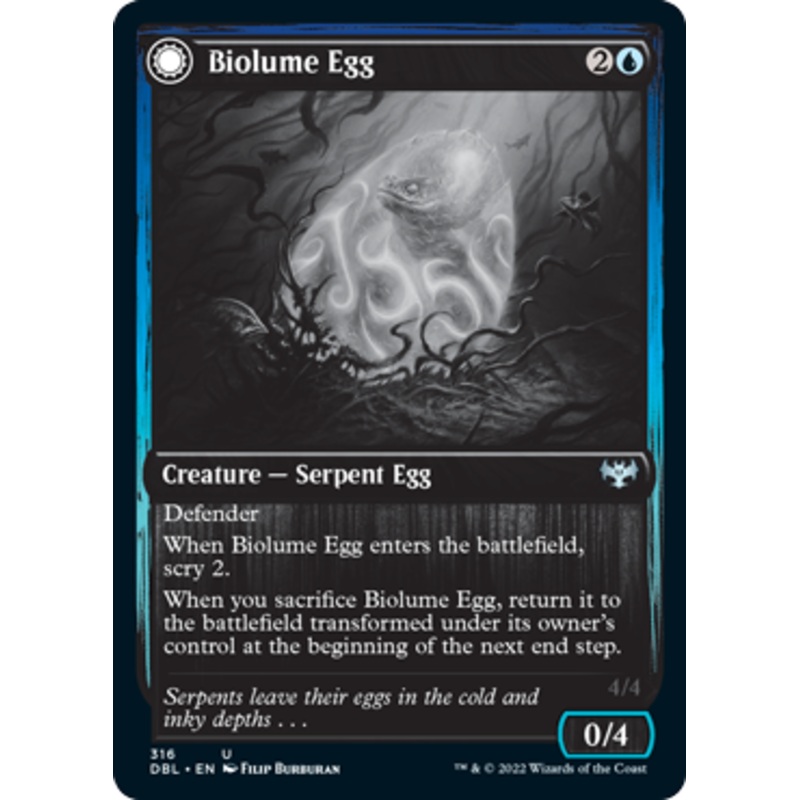 Biolume Egg // Biolume Serpent [Innistrad: Double Feature]