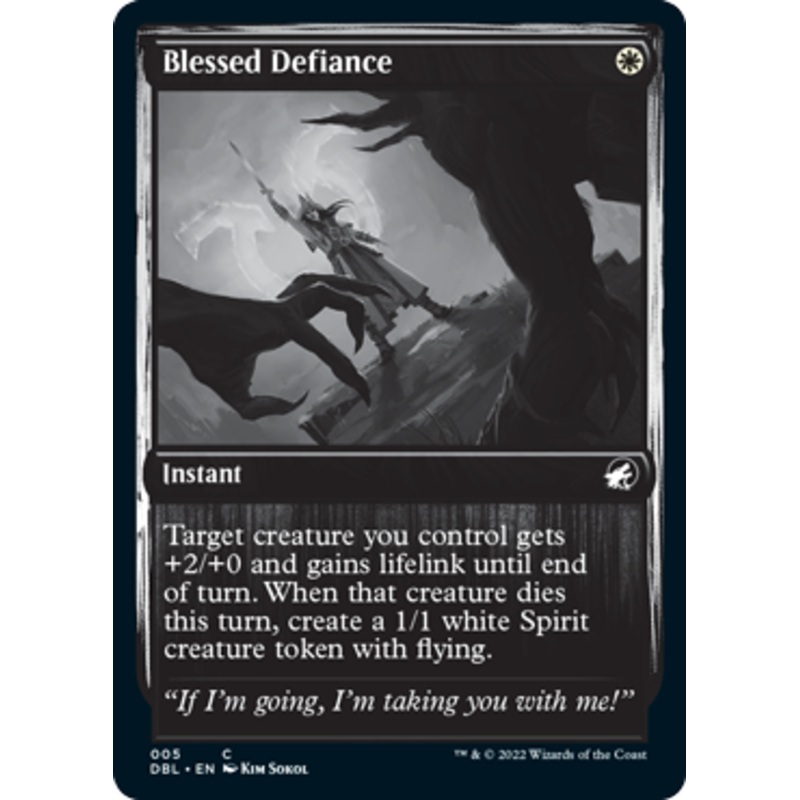 Blessed Defiance [Innistrad: Double Feature]