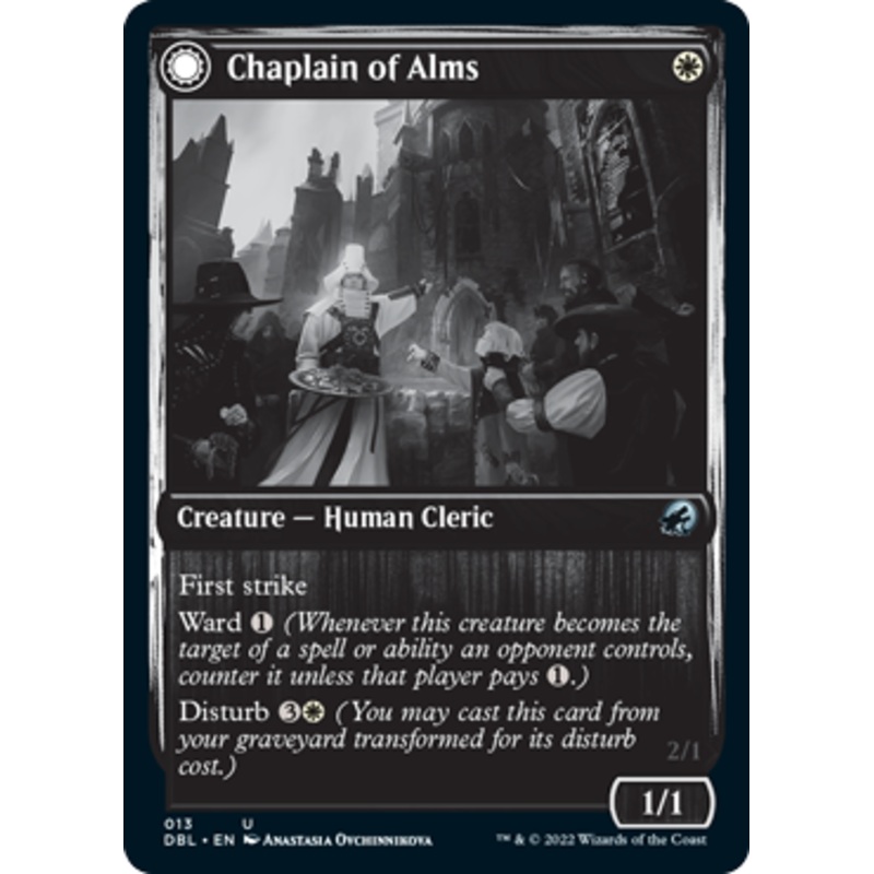 Chaplain of Alms // Chapel Shieldgeist [Innistrad: Double Feature]