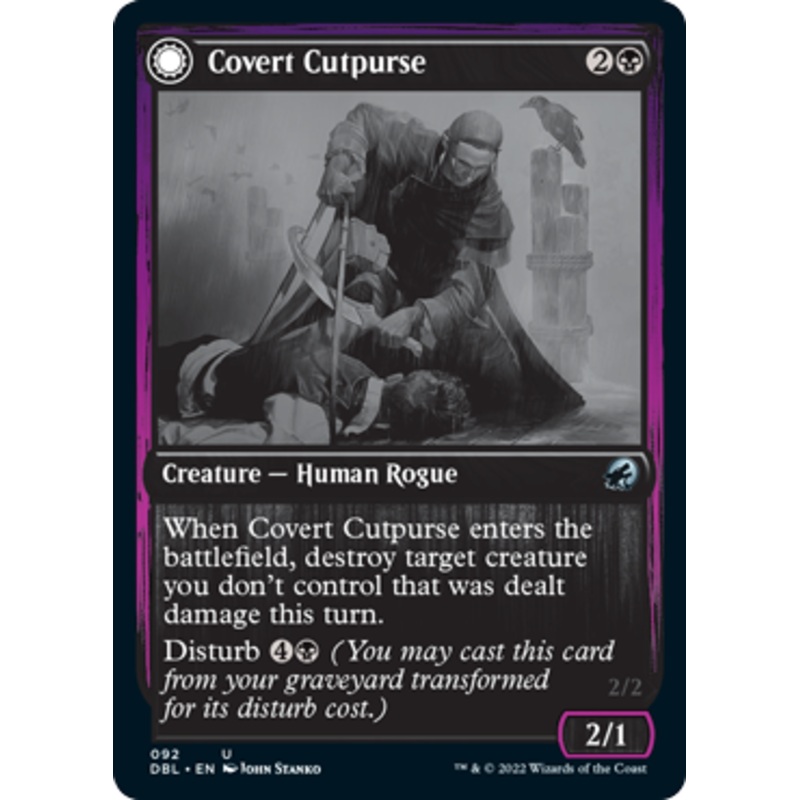 Covert Cutpurse // Covetous Geist [Innistrad: Double Feature]