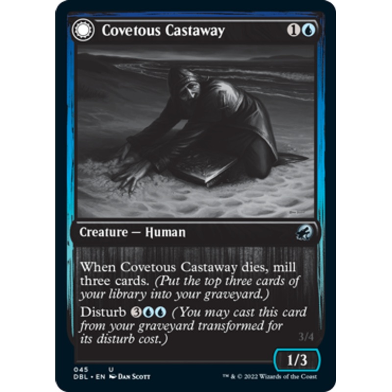Covetous Castaway // Ghostly Castigator [Innistrad: Double Feature]
