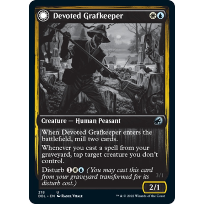 Devoted Grafkeeper // Departed Soulkeeper [Innistrad: Double Feature]