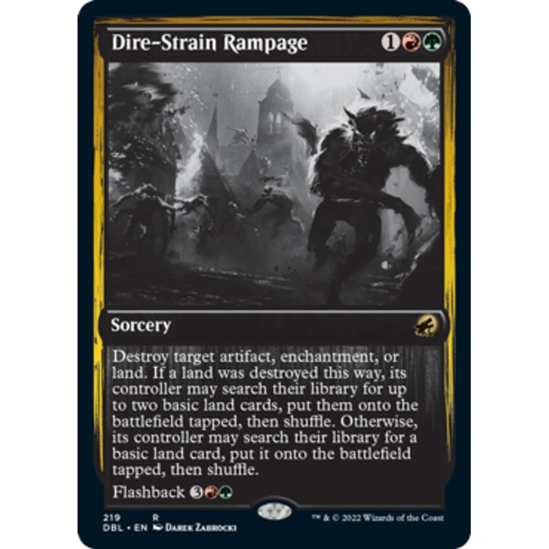 Dire-Strain Rampage [Innistrad: Double Feature]