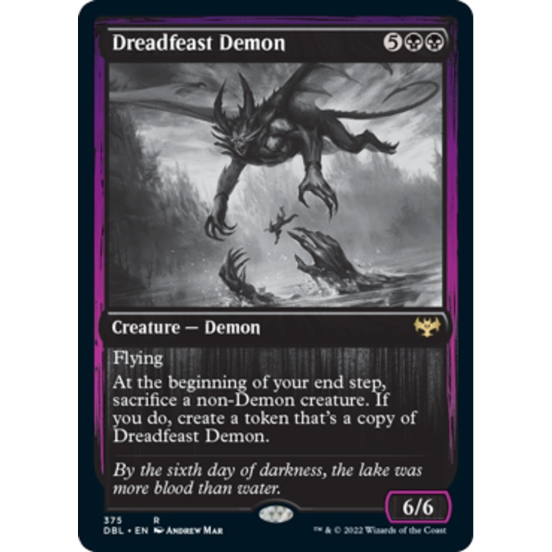 Dreadfeast Demon [Innistrad: Double Feature]