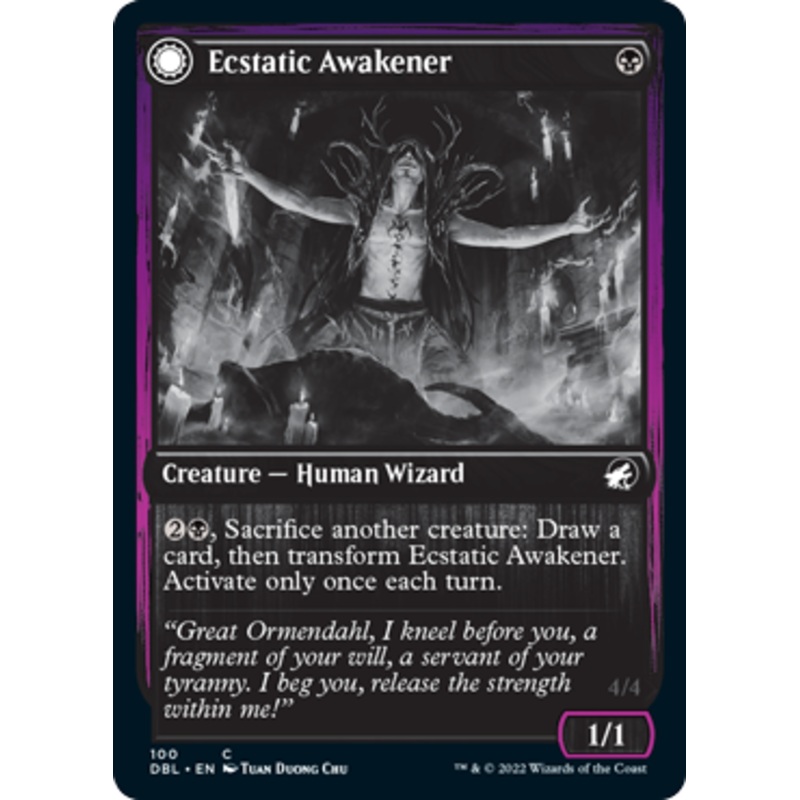 Ecstatic Awakener // Awoken Demon [Innistrad: Double Feature]