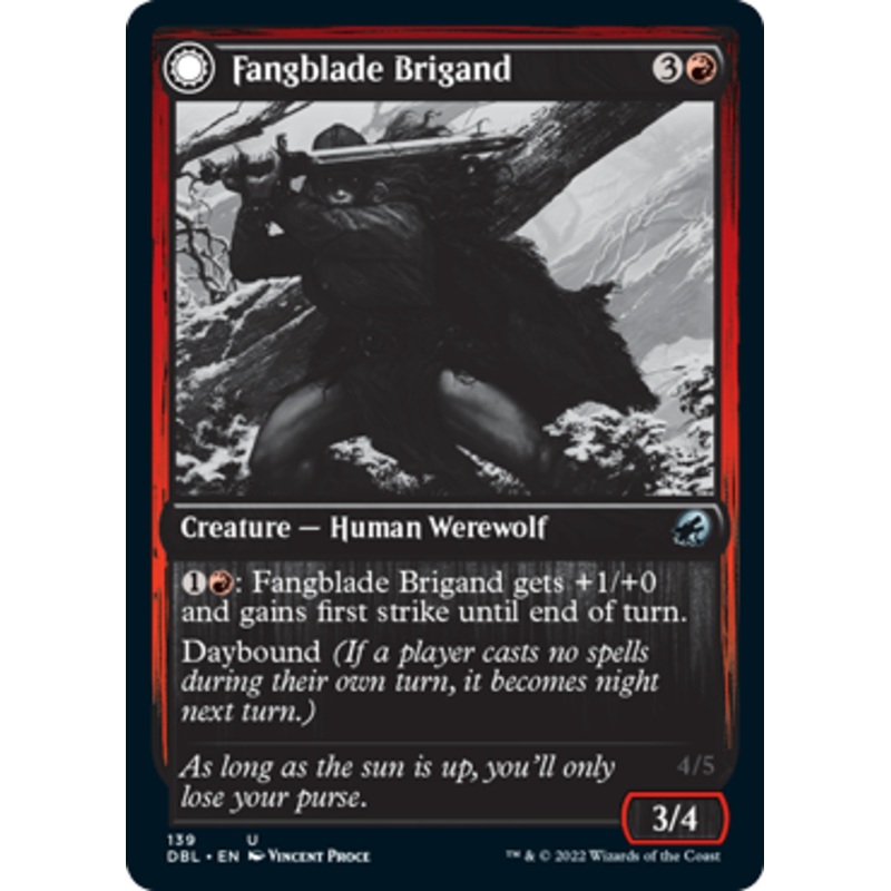 Fangblade Brigand // Fangblade Eviscerator [Innistrad: Double Feature]