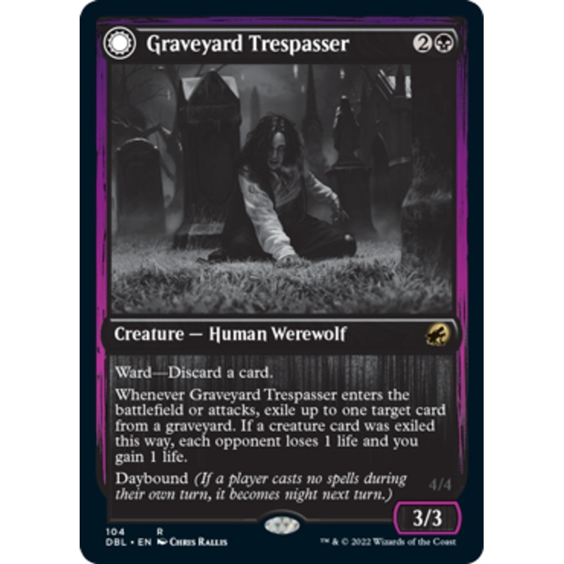 Graveyard Trespasser // Graveyard Glutton [Innistrad: Double Feature]