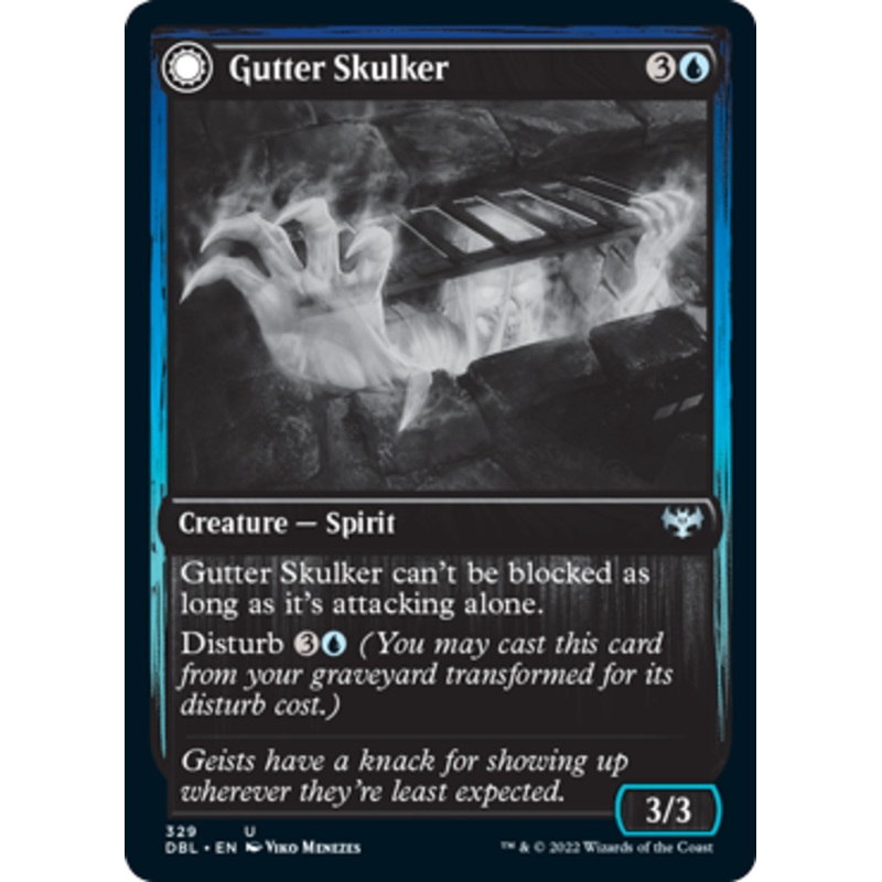 Gutter Skulker // Gutter Shortcut [Innistrad: Double Feature]