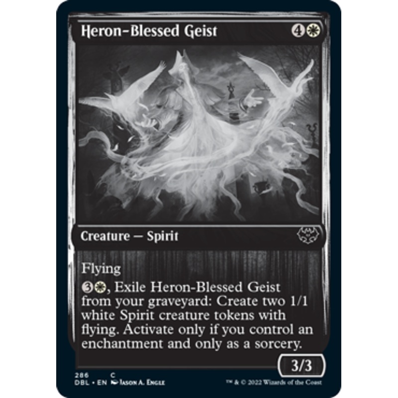 Heron-Blessed Geist [Innistrad: Double Feature]