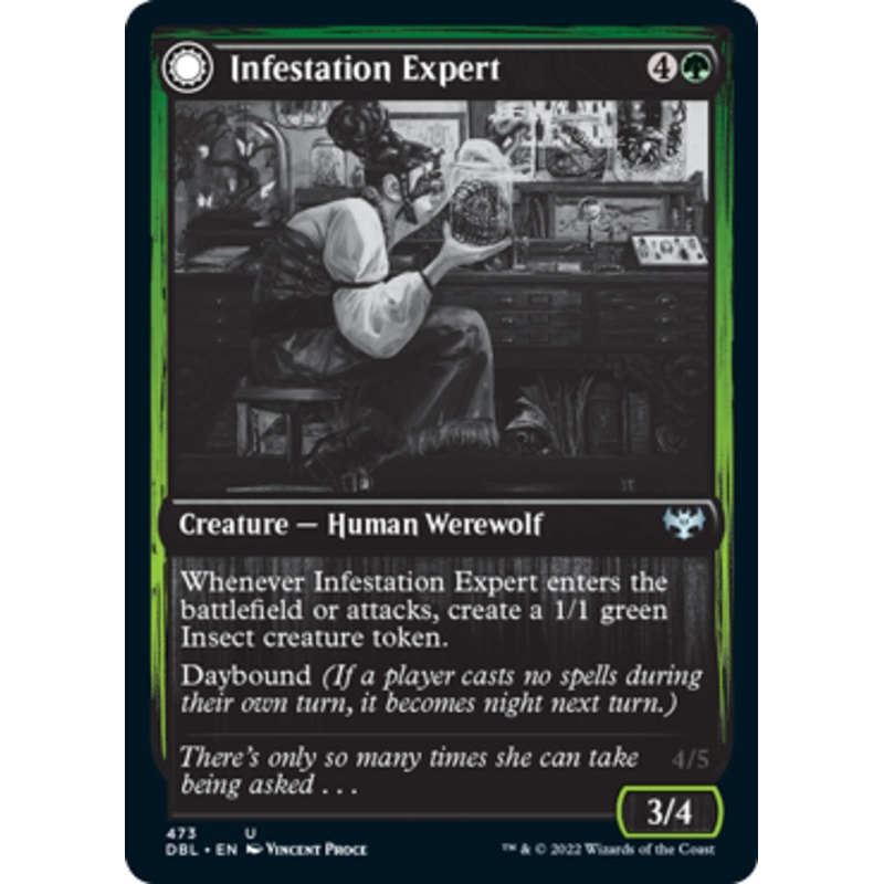 Infestation Expert // Infested Werewolf [Innistrad: Double Feature]
