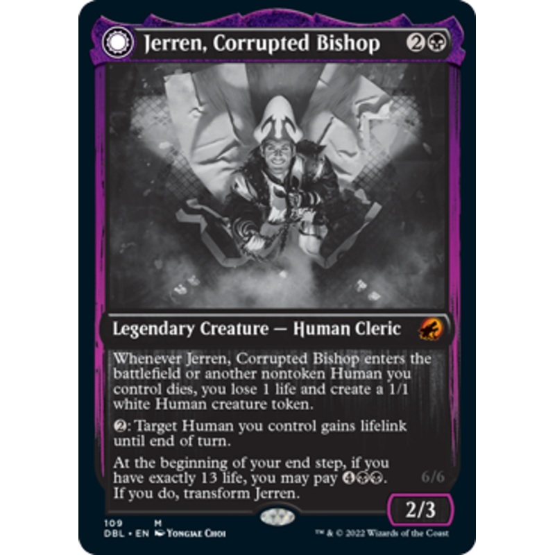 Jerren, Corrupted Bishop // Ormendahl, the Corrupted [Innistrad: Double Feature]