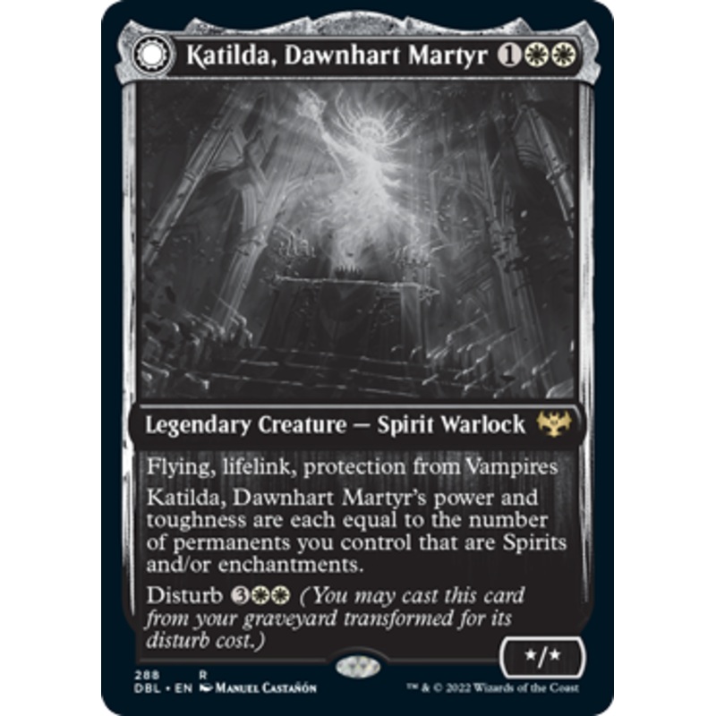 Katilda, Dawnhart Martyr // Katilda's Rising Dawn [Innistrad: Double Feature]
