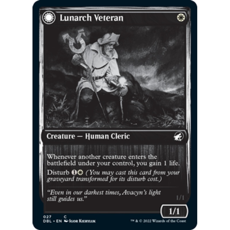 Lunarch Veteran // Luminous Phantom [Innistrad: Double Feature]