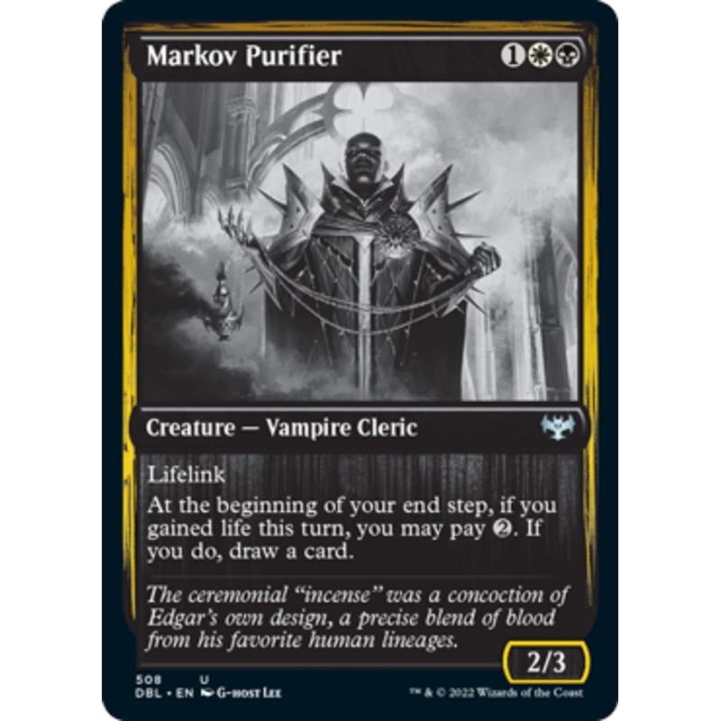 Markov Purifier [Innistrad: Double Feature]