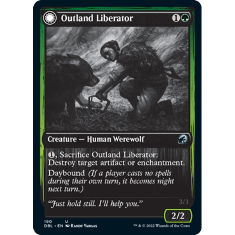 Outland Liberator // Frenzied Trapbreaker [Innistrad: Double Feature]