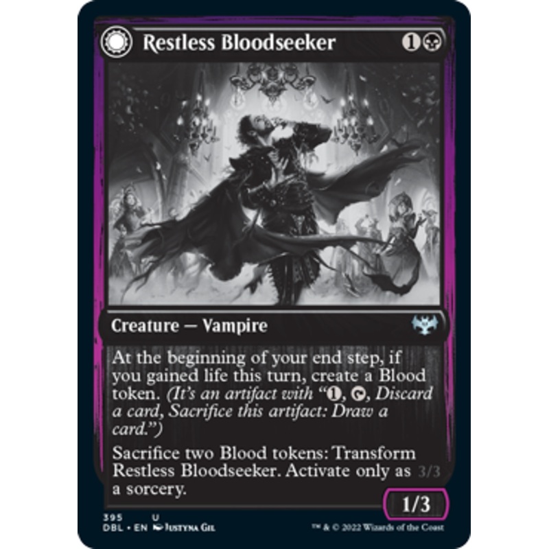 Restless Bloodseeker // Bloodsoaked Reveler [Innistrad: Double Feature]