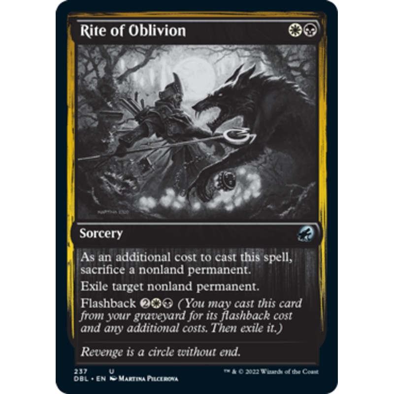 Rite of Oblivion [Innistrad: Double Feature]