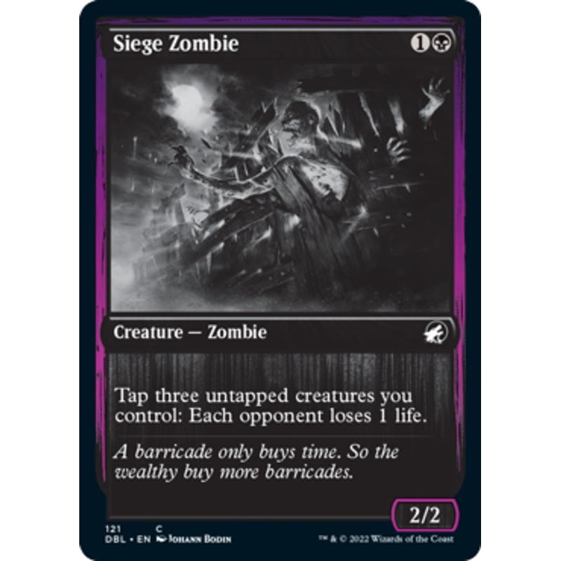 Siege Zombie [Innistrad: Double Feature]