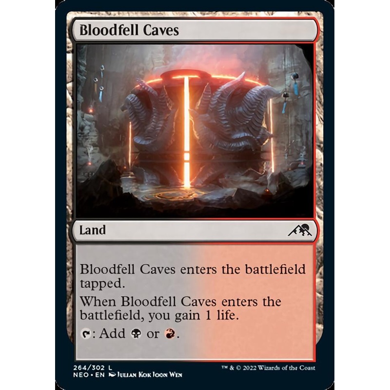 Bloodfell Caves [Kamigawa: Neon Dynasty]