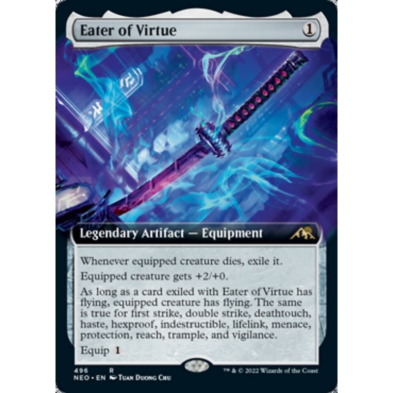 Eater of Virtue (Extended Art) [Kamigawa: Neon Dynasty]