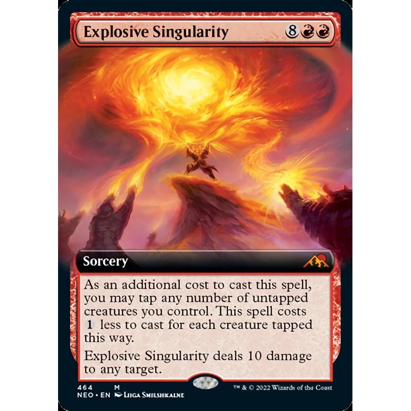 Explosive Singularity (Extended Art) [Kamigawa: Neon Dynasty]
