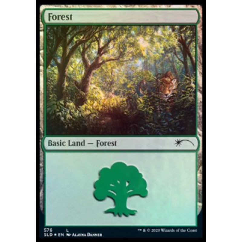 Forest (Cats) (576) [Secret Lair Drop Promos]
