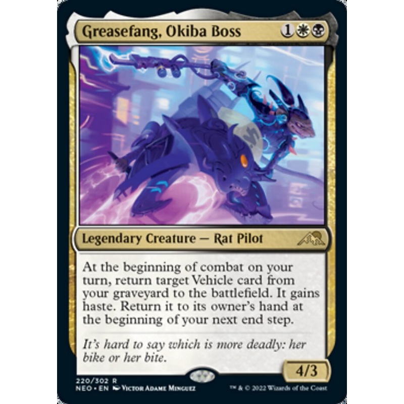 Greasefang, Okiba Boss [Kamigawa: Neon Dynasty]