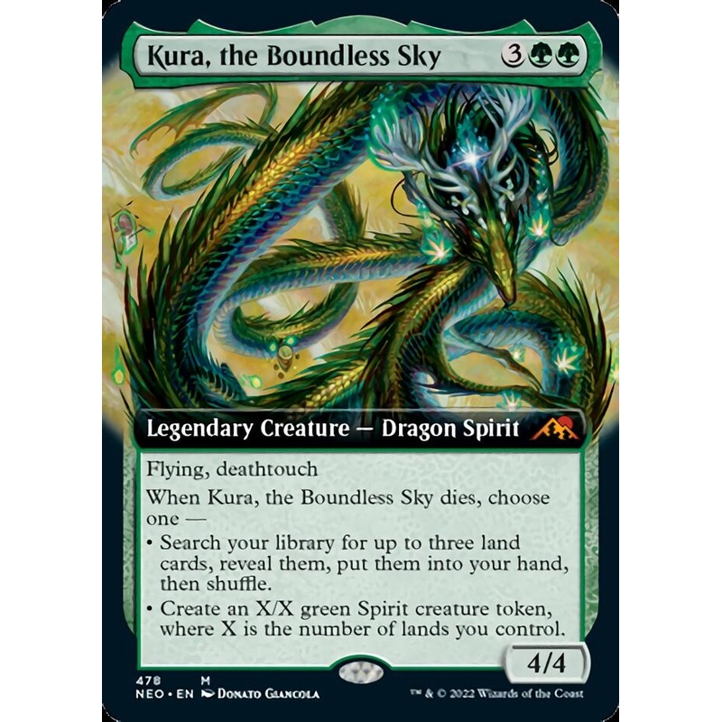 Kura, the Boundless Sky (Extended Art) [Kamigawa: Neon Dynasty]