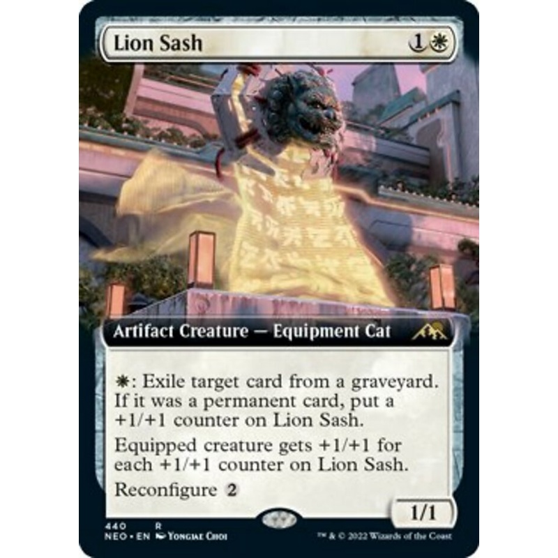 Lion Sash (Extended Art) [Kamigawa: Neon Dynasty]