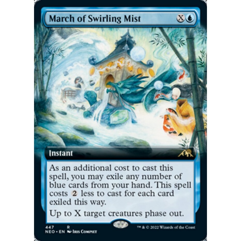 March of Swirling Mist (Extended Art) [Kamigawa: Neon Dynasty]