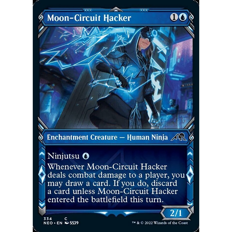 Moon-Circuit Hacker (Showcase Ninja) [Kamigawa: Neon Dynasty]