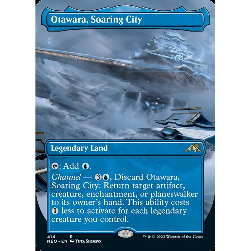 Otawara, Soaring City (Borderless Alternate Art) [Kamigawa: Neon Dynasty]