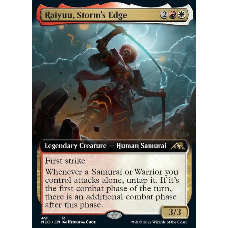 Raiyuu, Storm's Edge (Extended Art) [Kamigawa: Neon Dynasty]