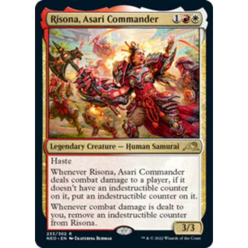 Risona, Asari Commander [Kamigawa: Neon Dynasty]
