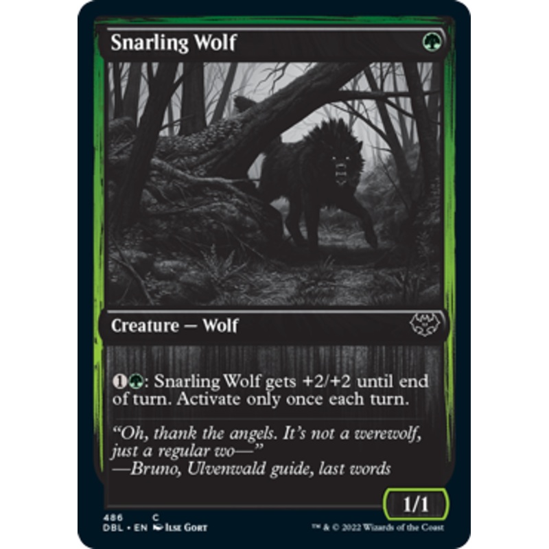 Snarling Wolf (486) [Innistrad: Double Feature]