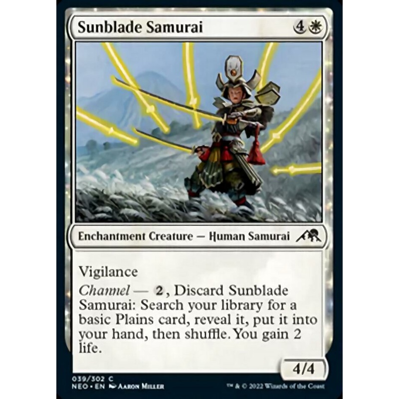 Sunblade Samurai [Kamigawa: Neon Dynasty]