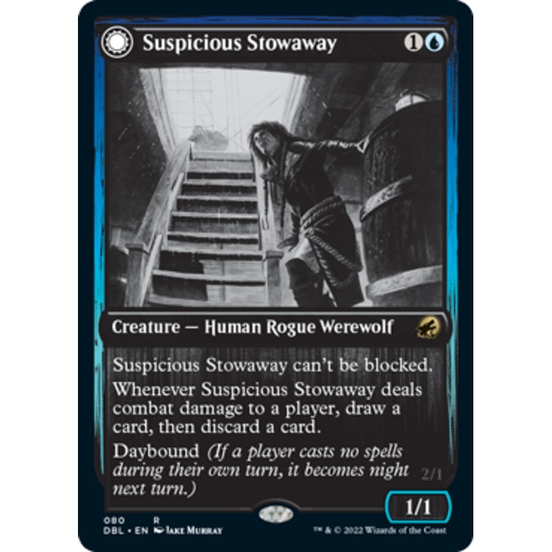 Suspicious Stowaway // Seafaring Werewolf [Innistrad: Double Feature]