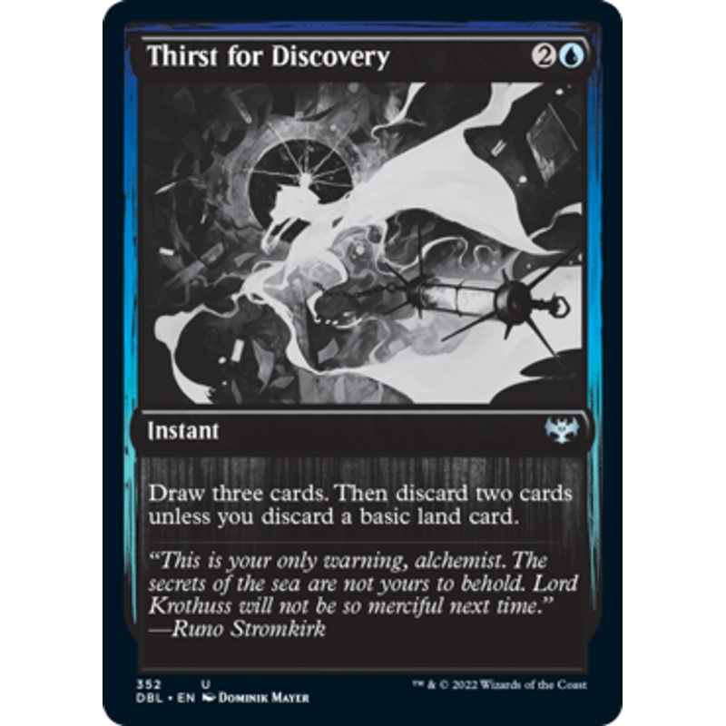 Thirst for Discovery [Innistrad: Double Feature]