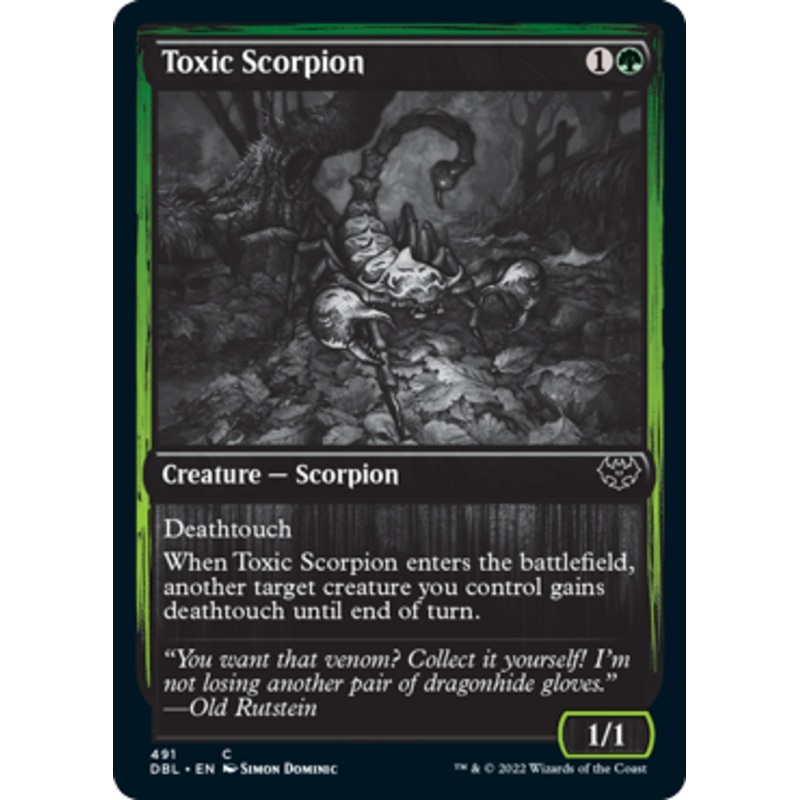 Toxic Scorpion [Innistrad: Double Feature]