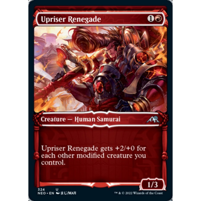 Upriser Renegade (Showcase Samurai) [Kamigawa: Neon Dynasty]