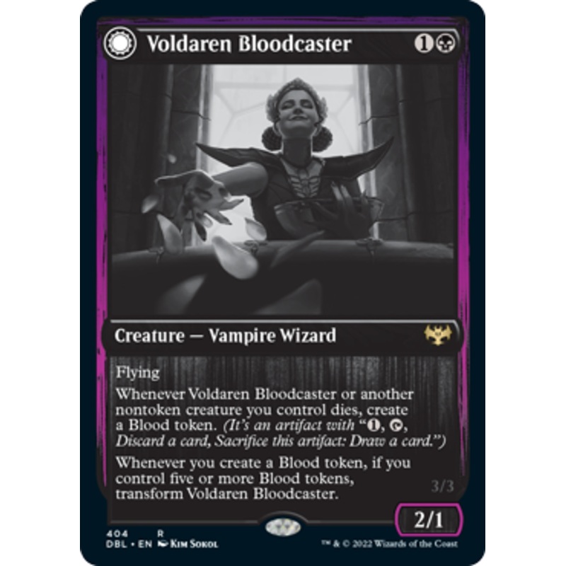 Voldaren Bloodcaster // Bloodbat Summoner [Innistrad: Double Feature]