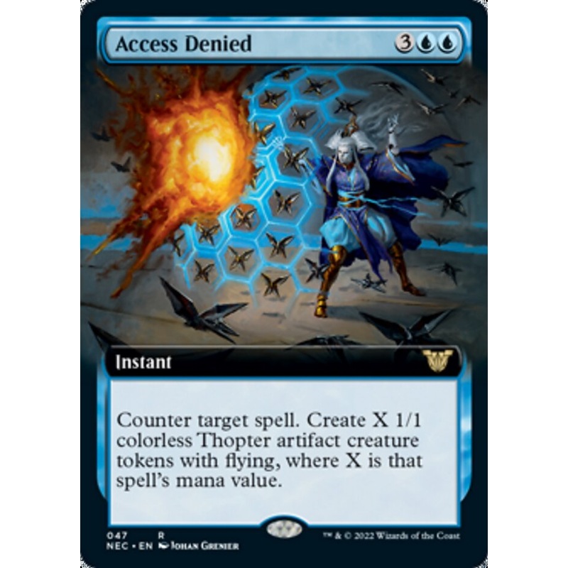 Access Denied (Extended Art) [Kamigawa: Neon Dynasty Commander]