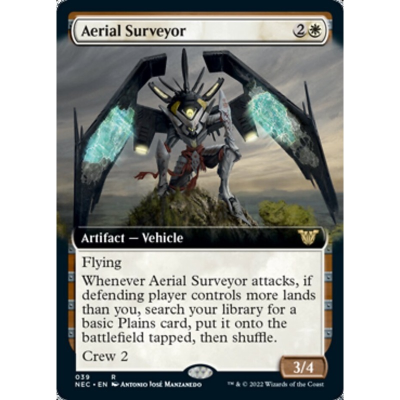 Aerial Surveyor (Extended Art) [Kamigawa: Neon Dynasty Commander]