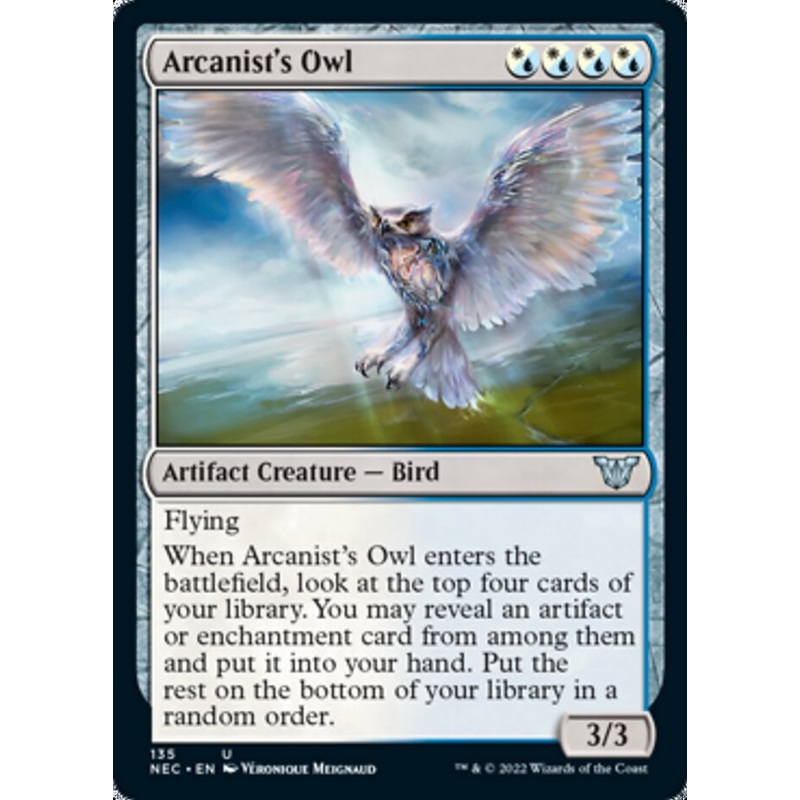 Arcanist's Owl [Kamigawa: Neon Dynasty Commander]