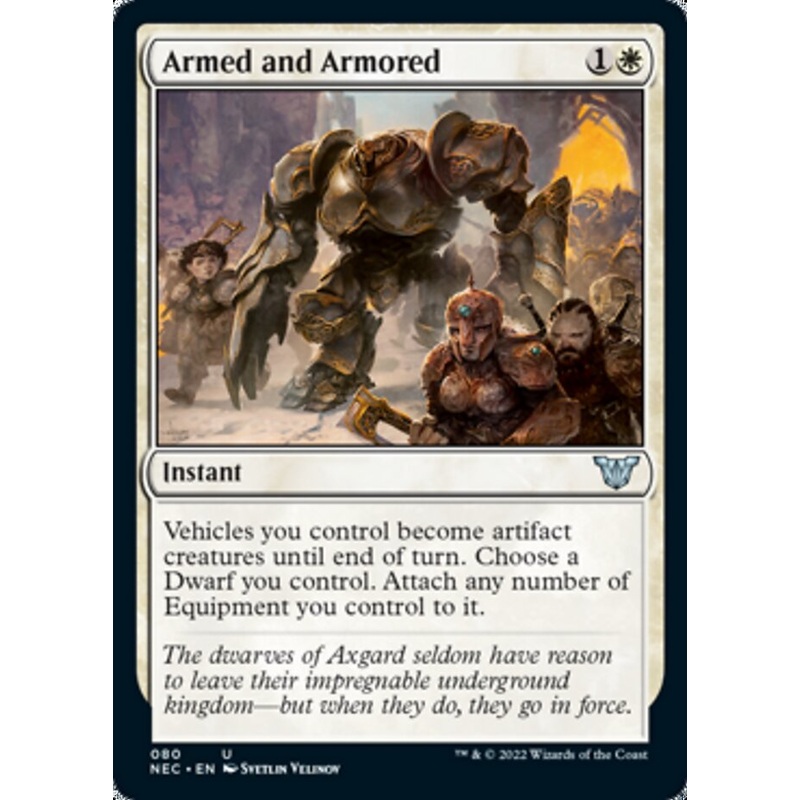 Armed and Armored [Kamigawa: Neon Dynasty Commander]