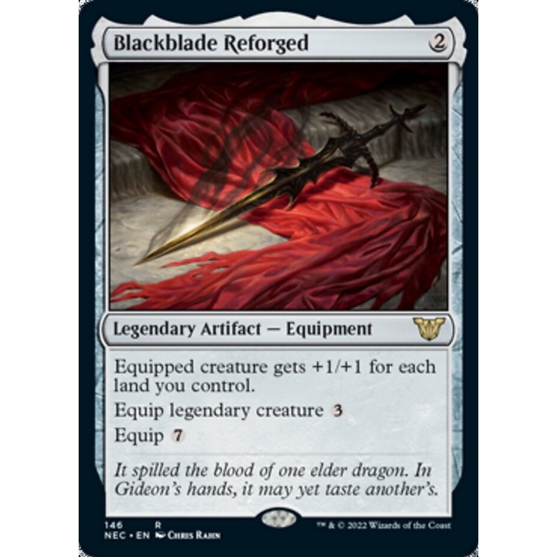 Blackblade Reforged [Kamigawa: Neon Dynasty Commander]