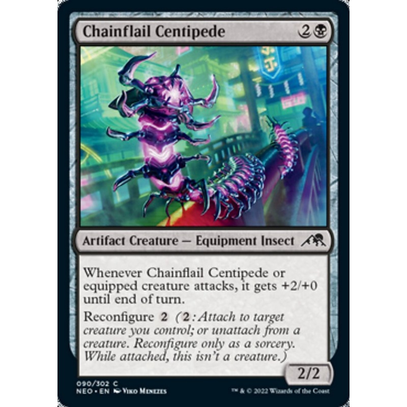 Chainflail Centipede [Kamigawa: Neon Dynasty]