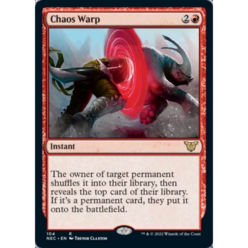 Chaos Warp [Kamigawa: Neon Dynasty Commander]