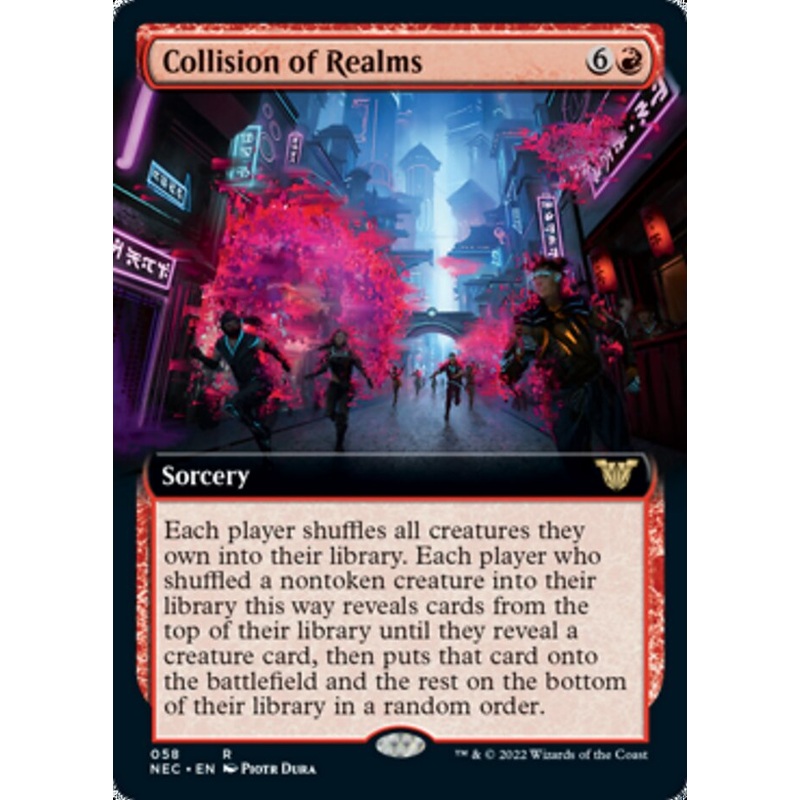 Collision of Realms (Extended Art) [Kamigawa: Neon Dynasty Commander]