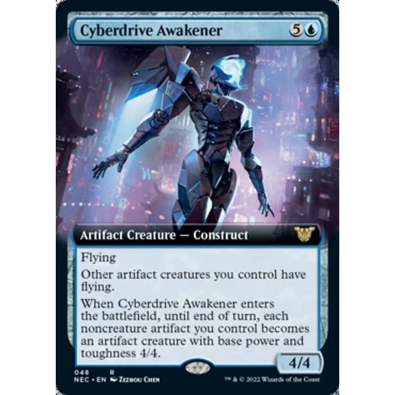 Cyberdrive Awakener (Extended Art) [Kamigawa: Neon Dynasty Commander]